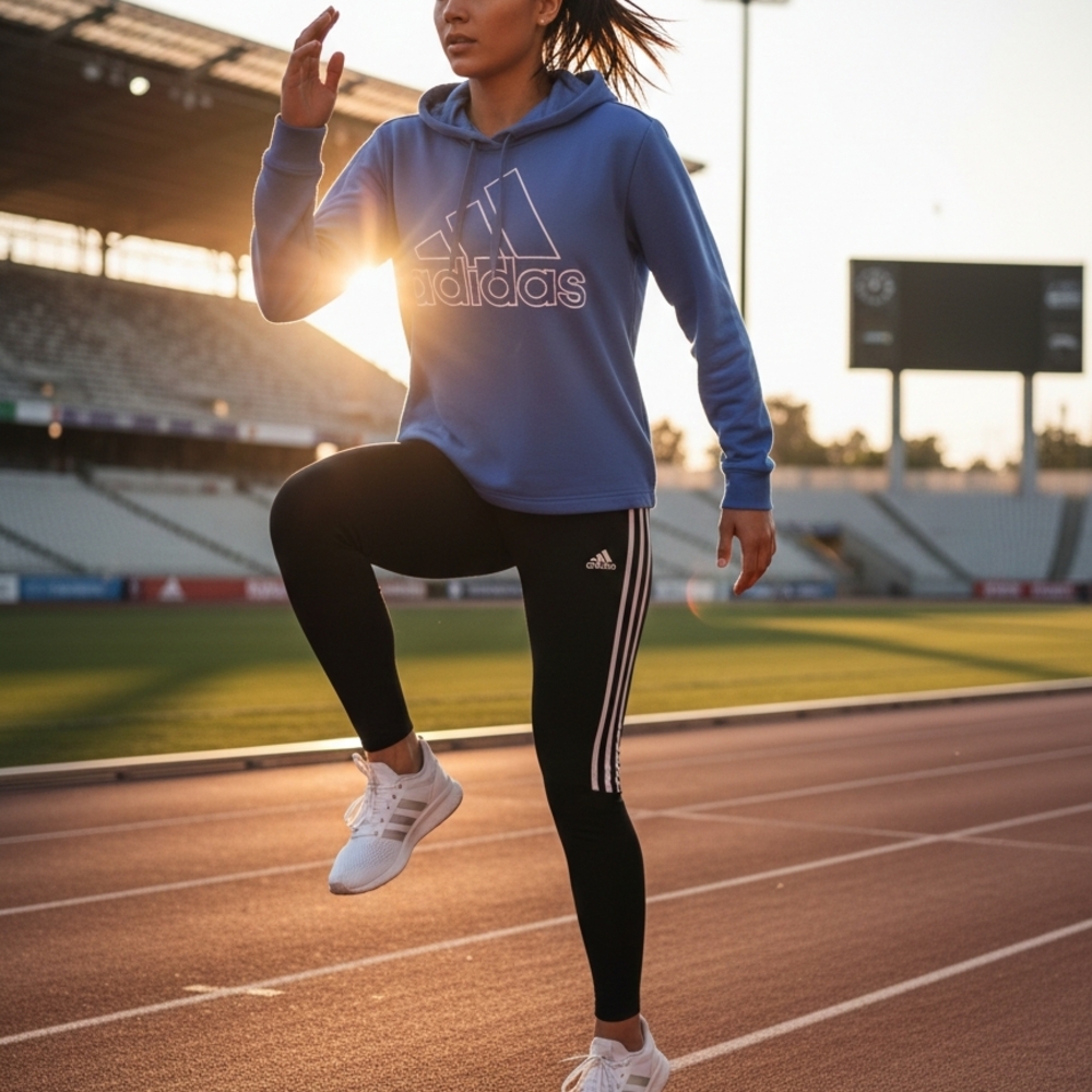 Adidas Blue Hoodie